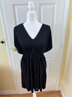 Pascline Paris V-Neck Drawstring Waist Dress